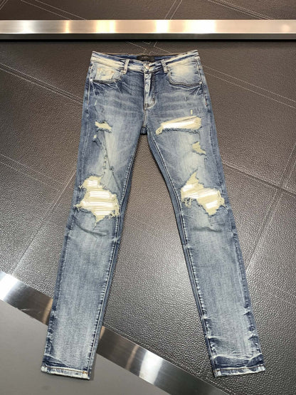 「#1847」Amiri slim fit petite straight jeans
