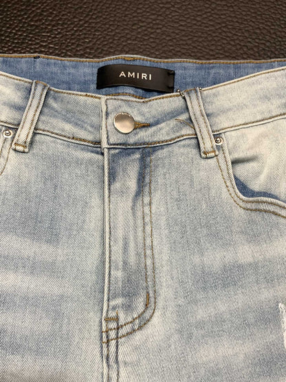 「#1848」Amiri slim fit petite straight jeans