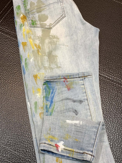 「#1848」Amiri slim fit petite straight jeans