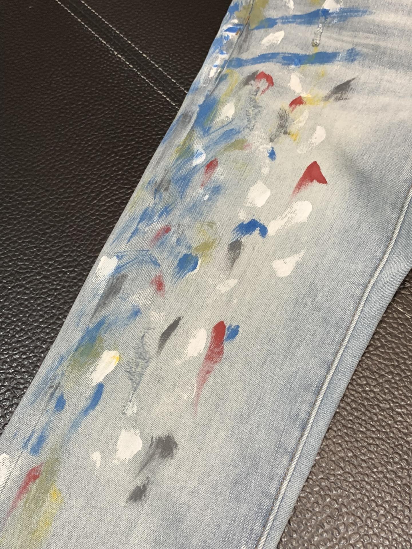 「#1848」Amiri slim fit petite straight jeans