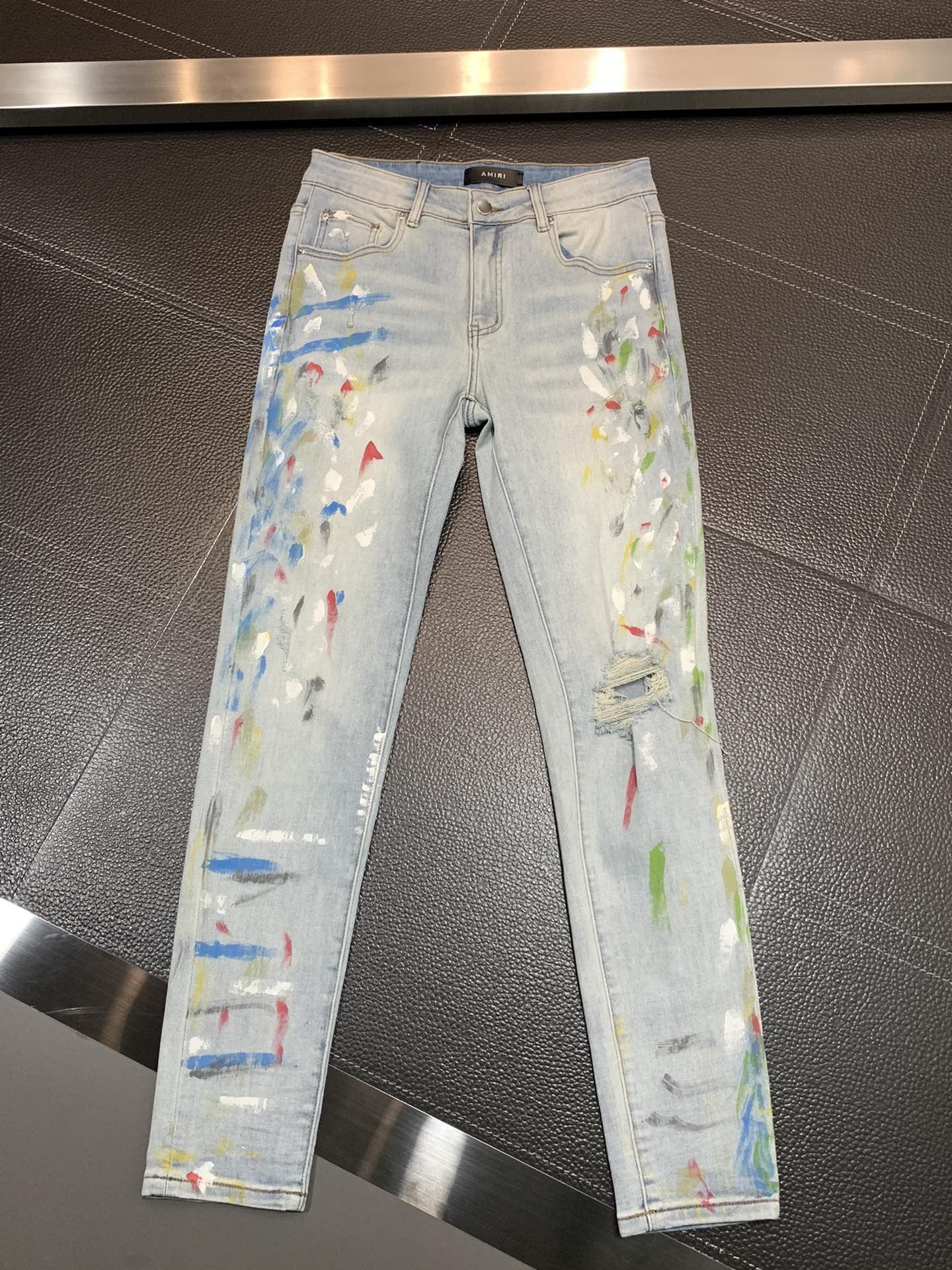 「#1848」Amiri slim fit petite straight jeans