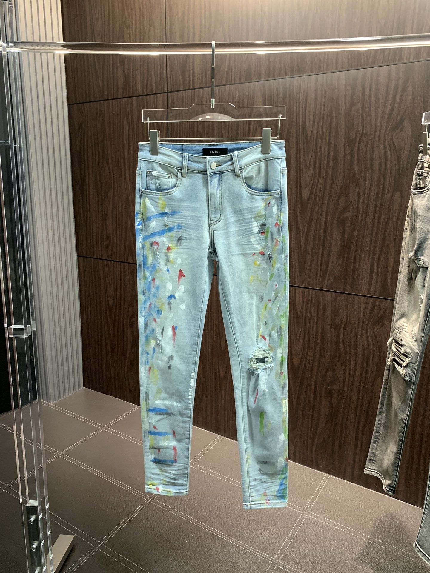 「#1848」Amiri slim fit petite straight jeans