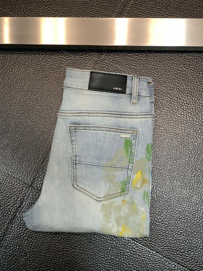 「#1848」Amiri slim fit petite straight jeans