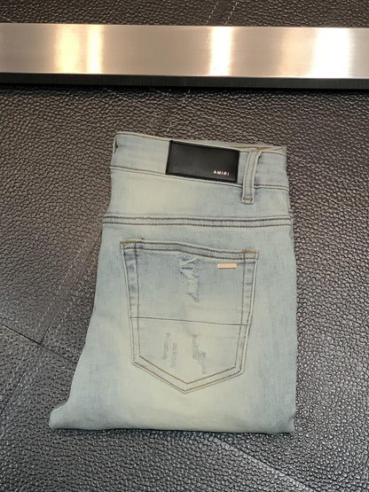 「#1851」Amiri slim fit petite straight jeans