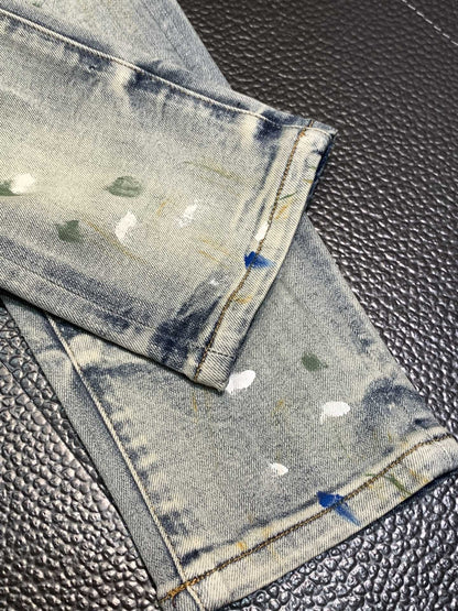 「#1854」Amiri slim fit petite straight jeans