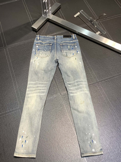 「#1854」Amiri slim fit petite straight jeans