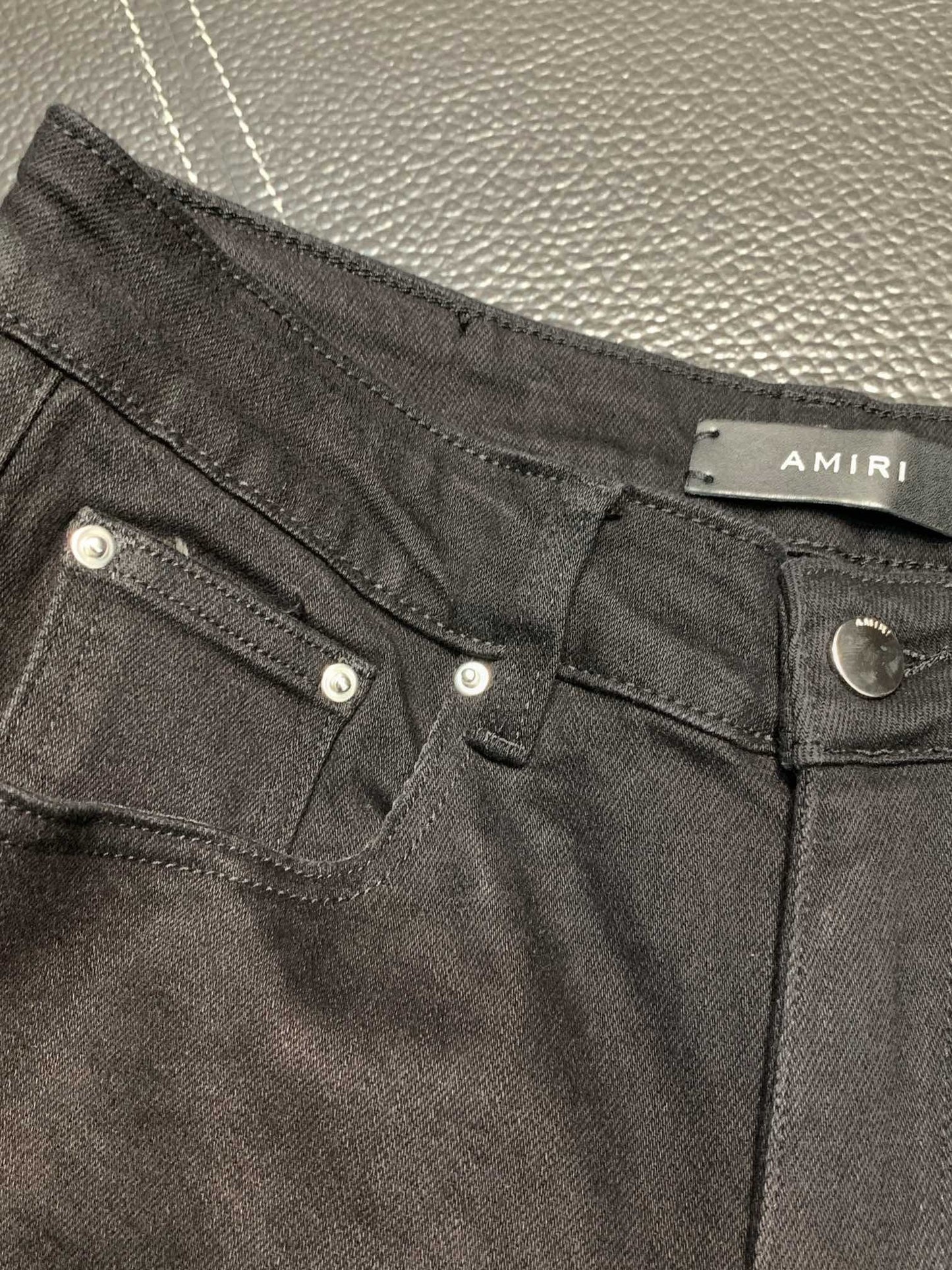 「#1855」Amiri slim fit petite straight jeans