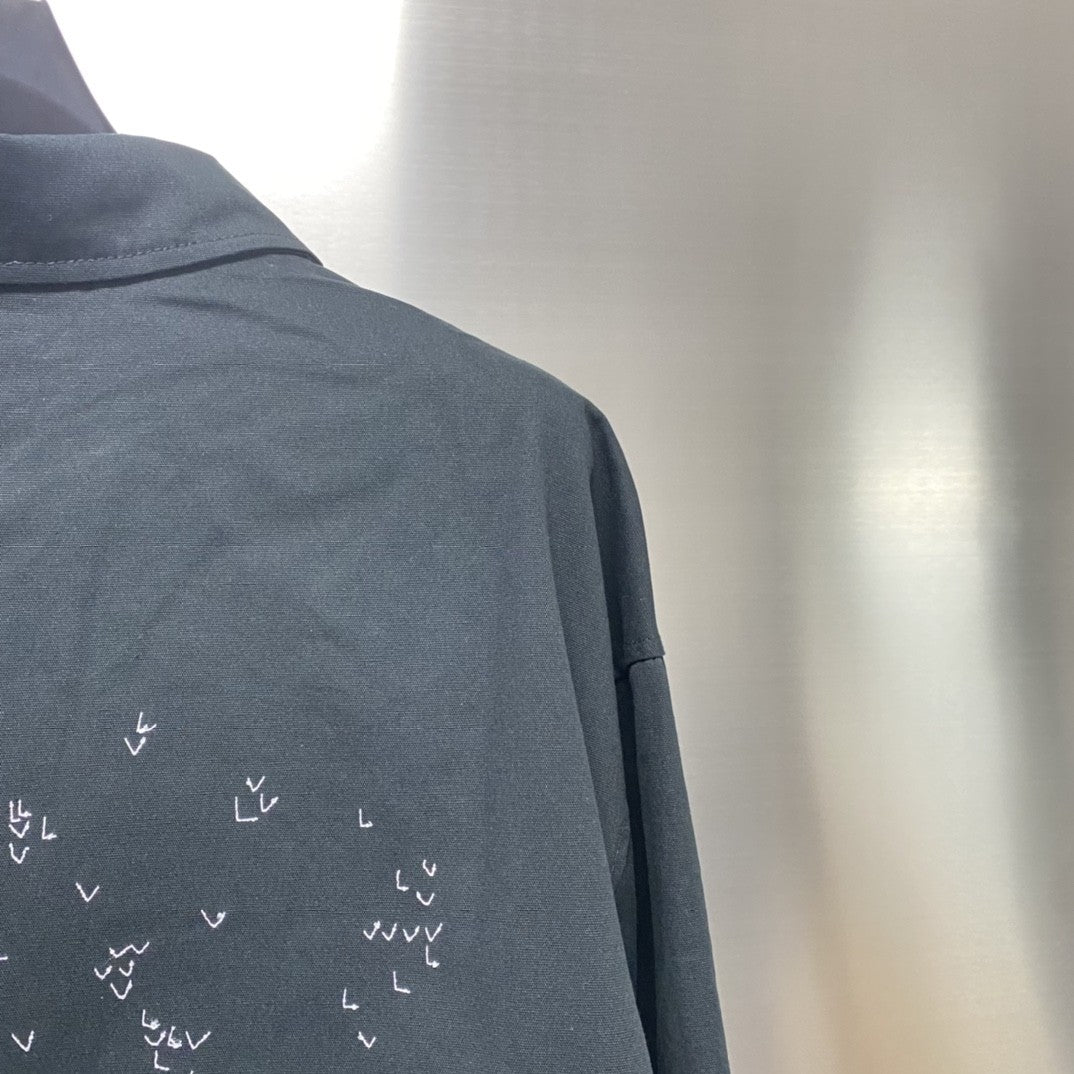 「#1869」Louis Vuitton spread technical jacket shirt