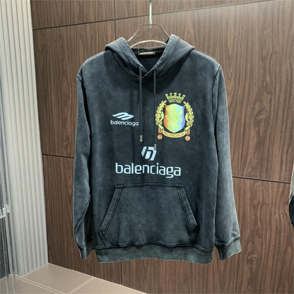 「#1911」Balenciaga Men's casual hooded sweatshirt
