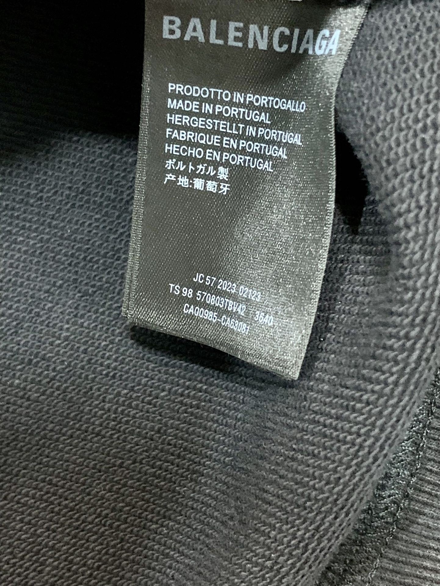 「#1911」Balenciaga Men's casual hooded sweatshirt
