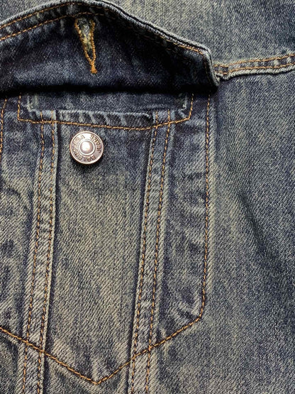 「#1914」Balenciaga hooded denim jacket