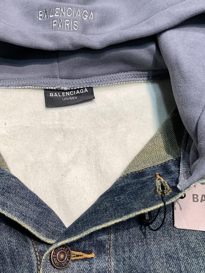「#1914」Balenciaga hooded denim jacket