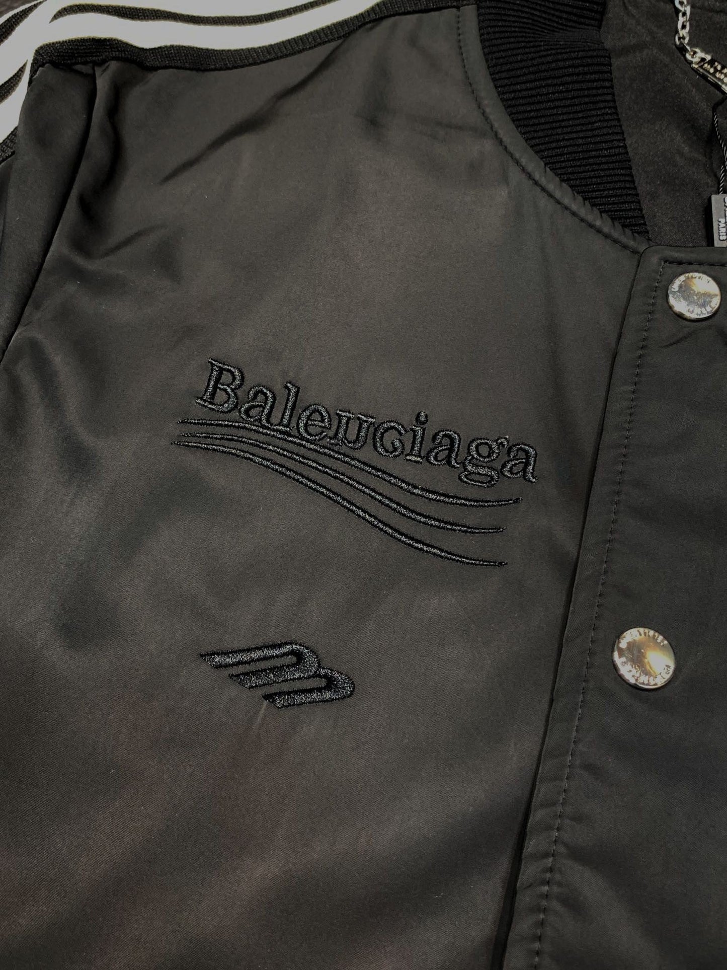 「#1917」Balenciaga digital print monogram trench coat