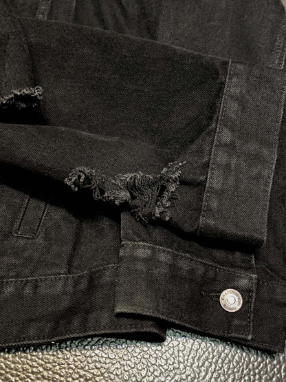 「#1925」Balenciaga  ripped denim jacket