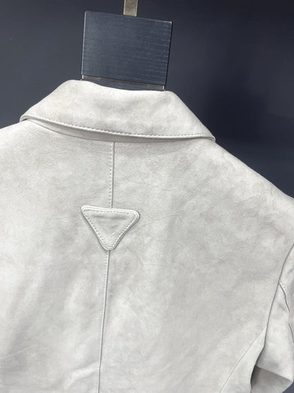 「#1926」Prada deerskin blazer