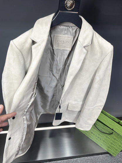 「#1926」Prada deerskin blazer