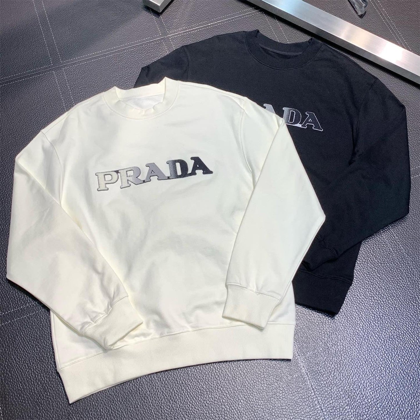 「#1946」Prada men's casual sweatshirt