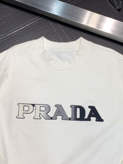 「#1946」Prada men's casual sweatshirt