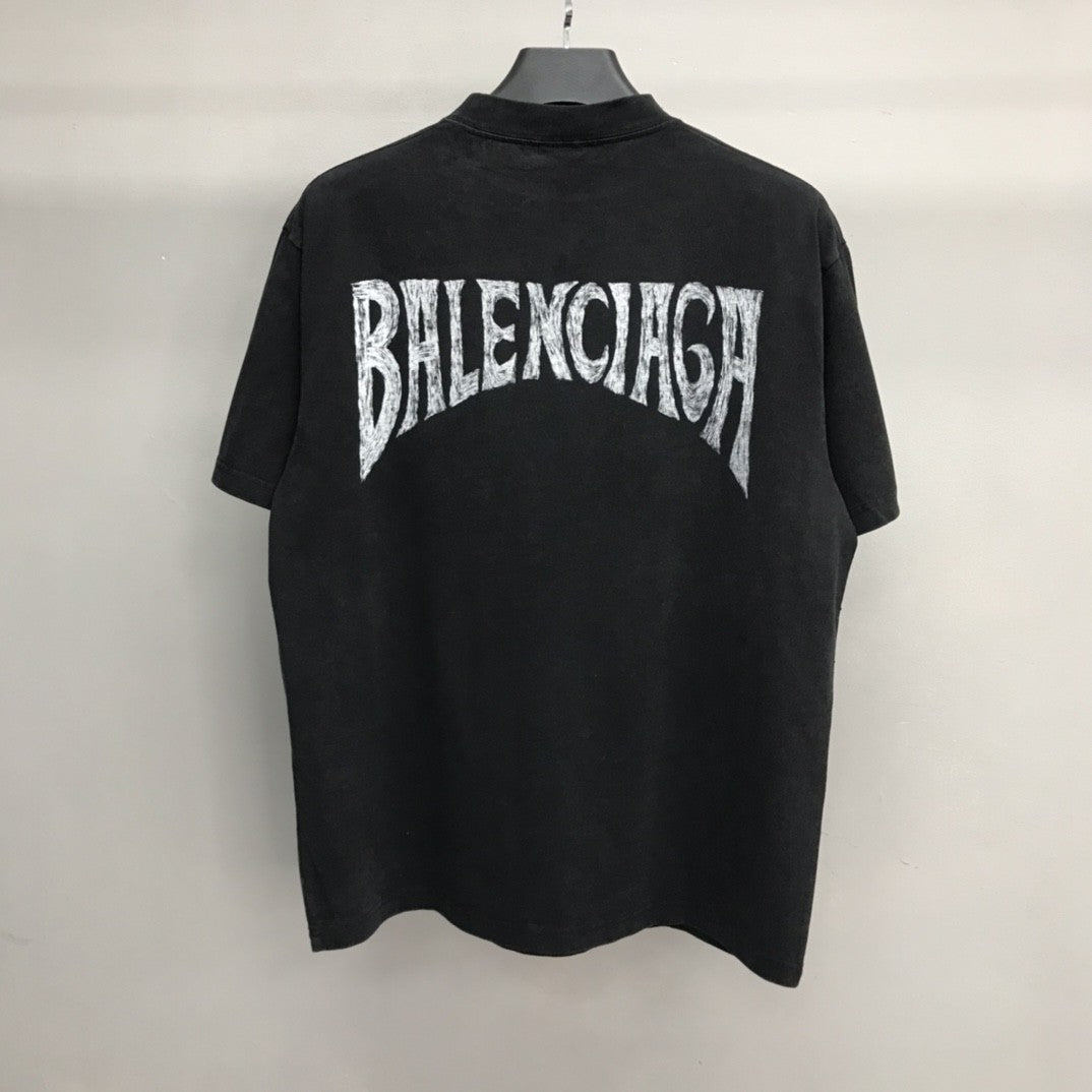 「#2131」Balenciaga graffiti T-shirt