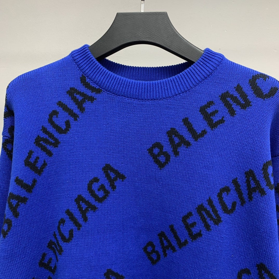 「#2133」Balenciaga letter sweater