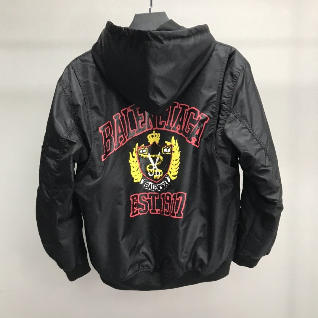 「#2142」Balenciaga foamed wheat logo jacket