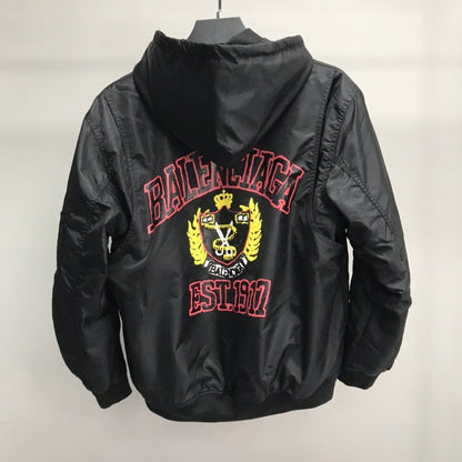 「#2142」Balenciaga foamed wheat logo jacket