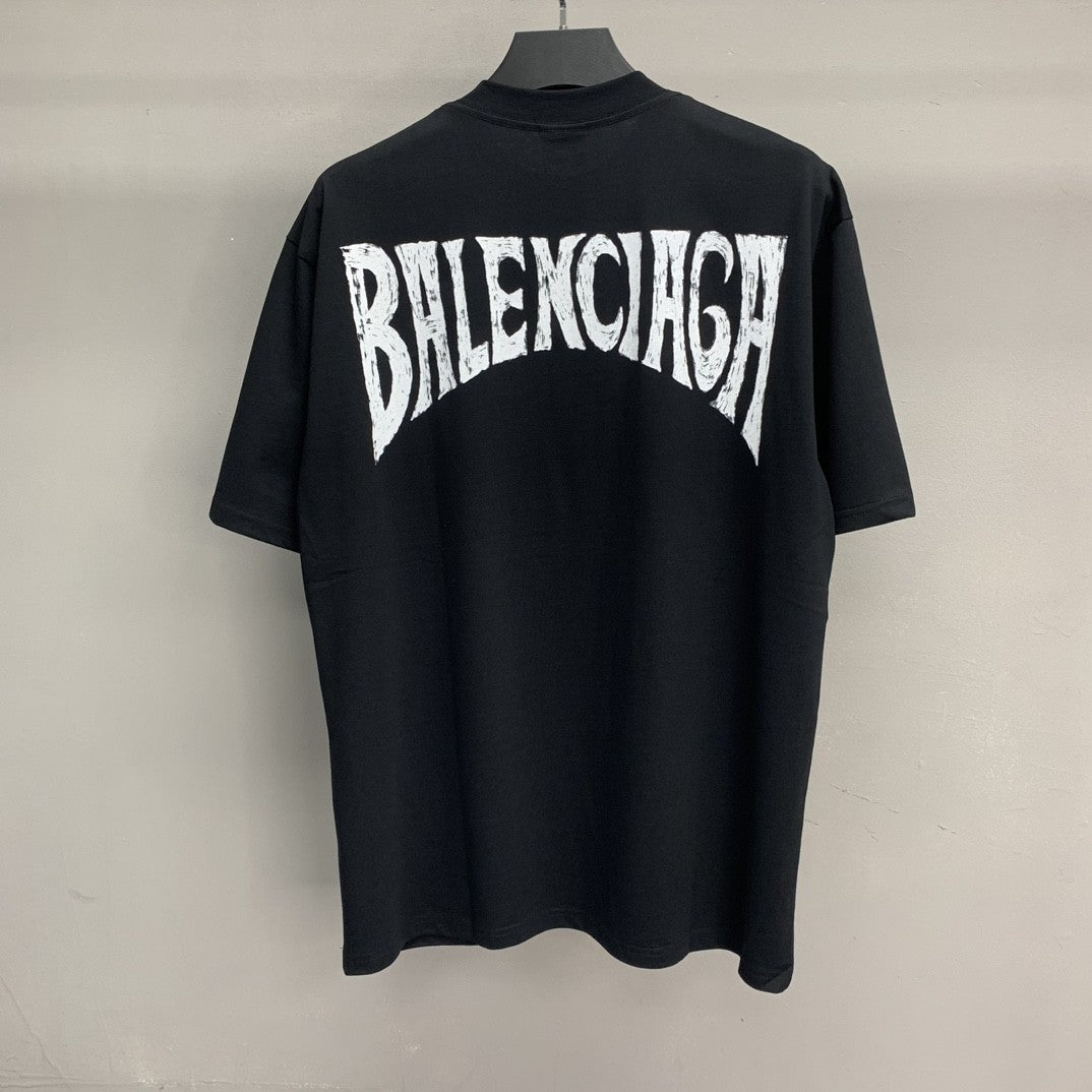 「#2154」Balenciaga beach hand-painted T-shirt