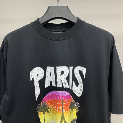 「#2154」Balenciaga beach hand-painted T-shirt
