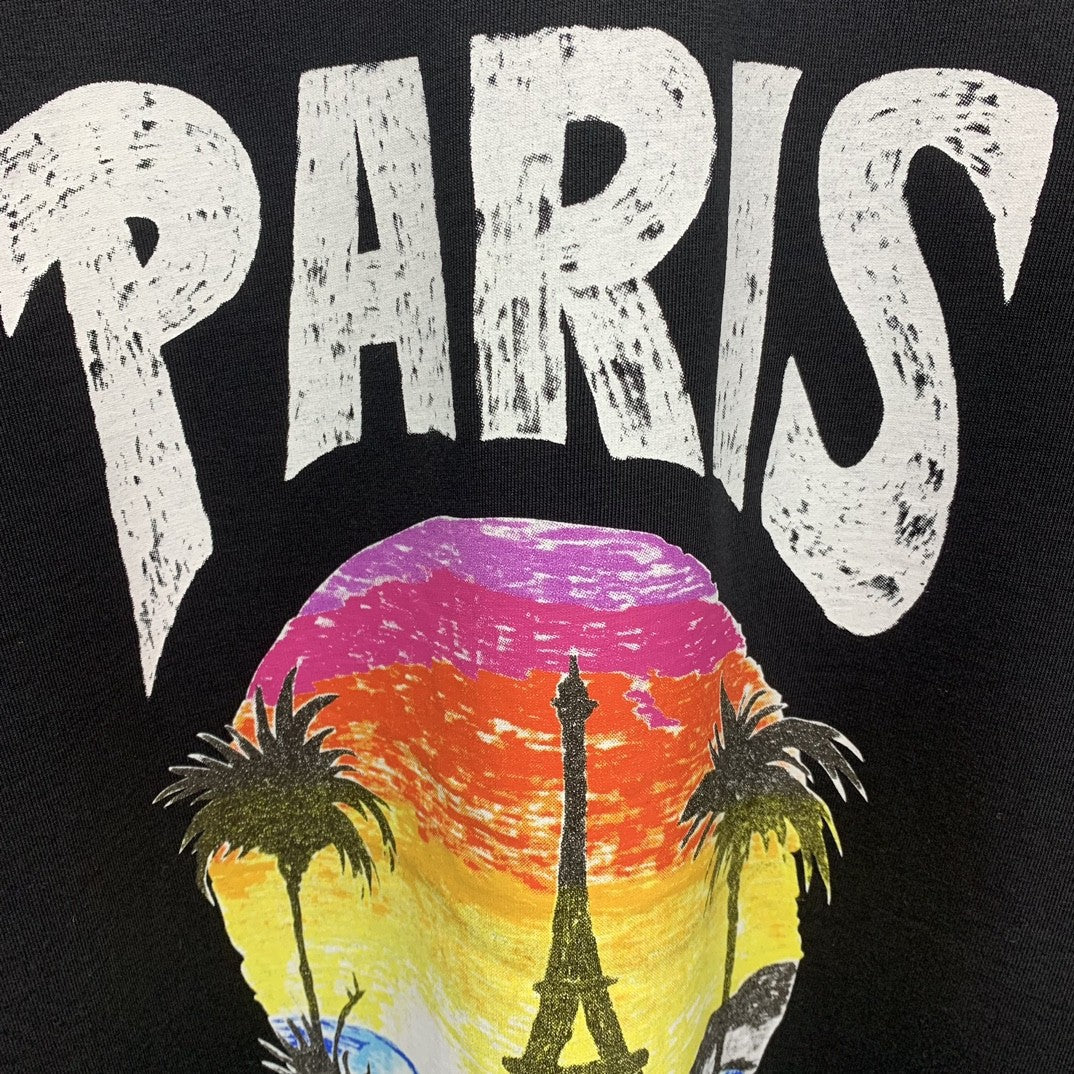「#2154」Balenciaga beach hand-painted T-shirt