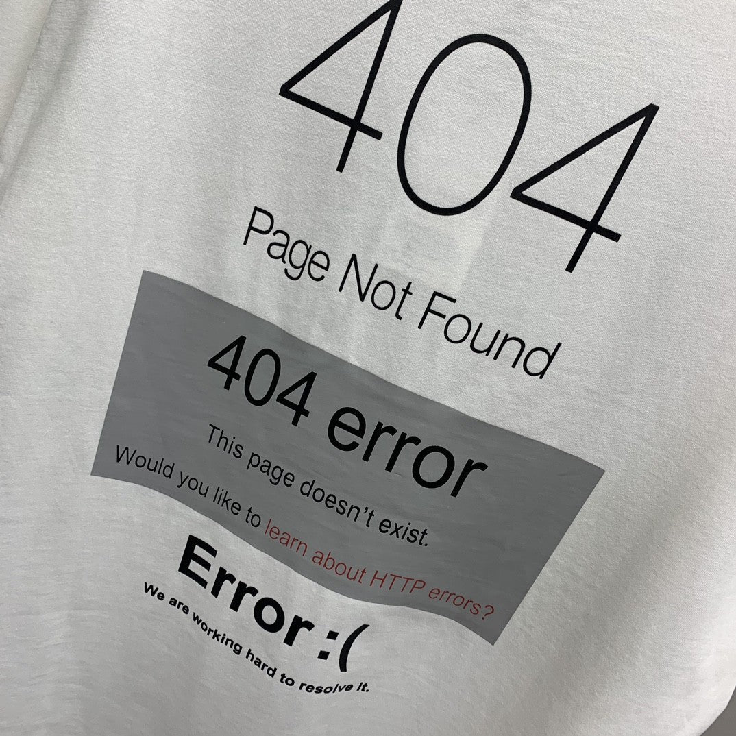 「#2155」Balenciaga Loading 404 T-Shirt