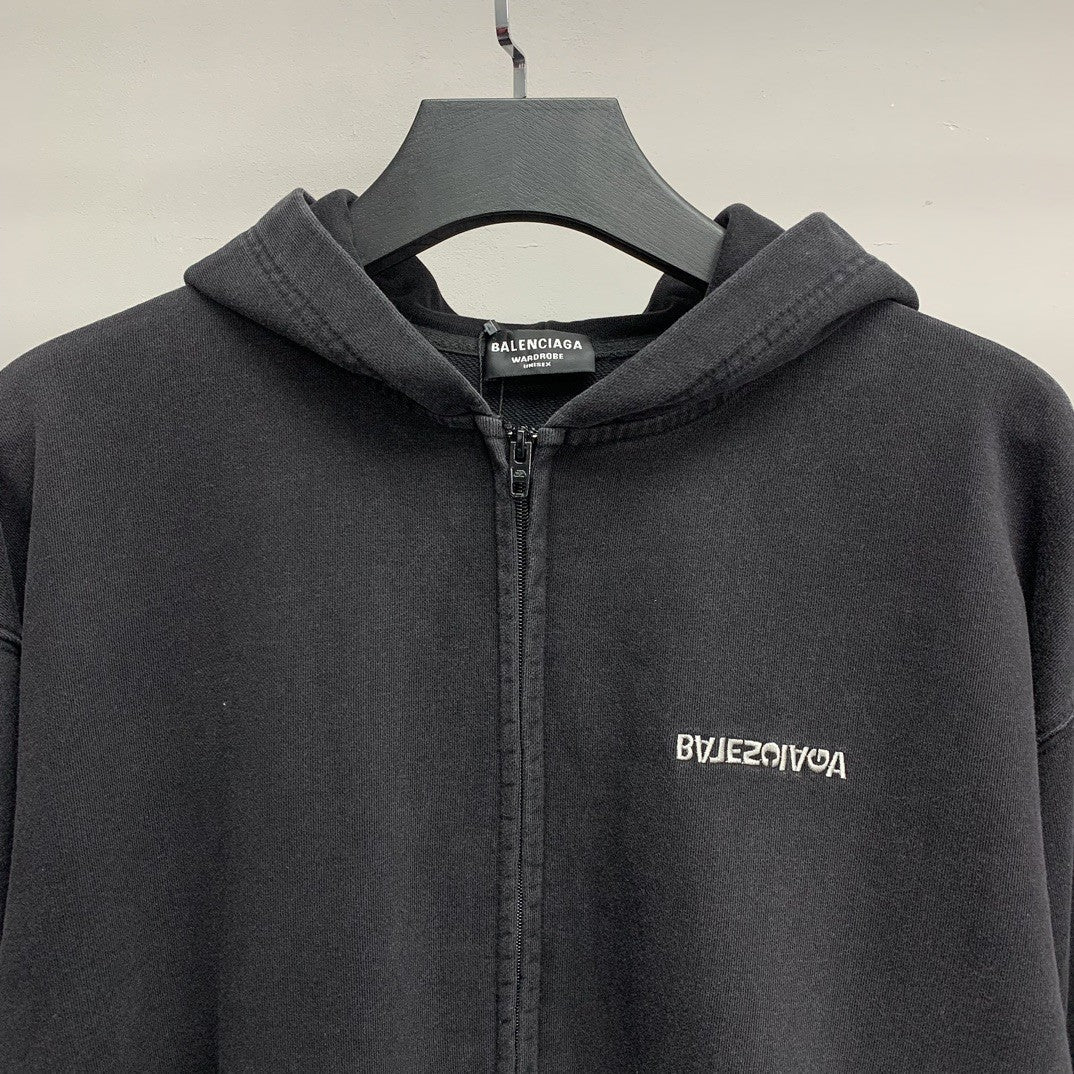 「#2157」Balenciaga embroidered sweatshirt