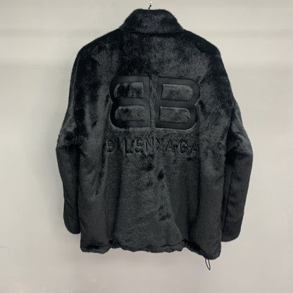 「#2158」Balenciaga embroidered fur jacket