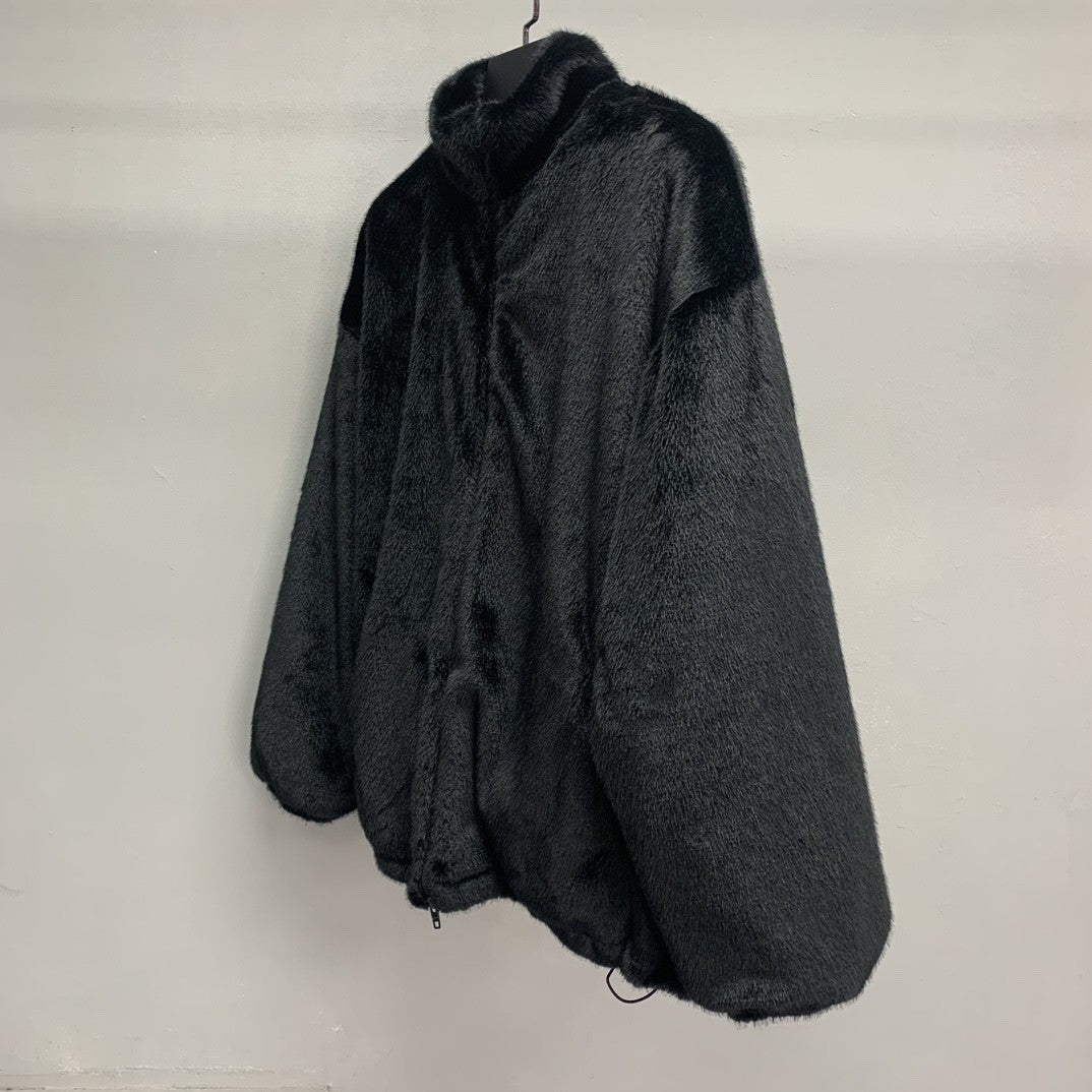 「#2158」Balenciaga embroidered fur jacket
