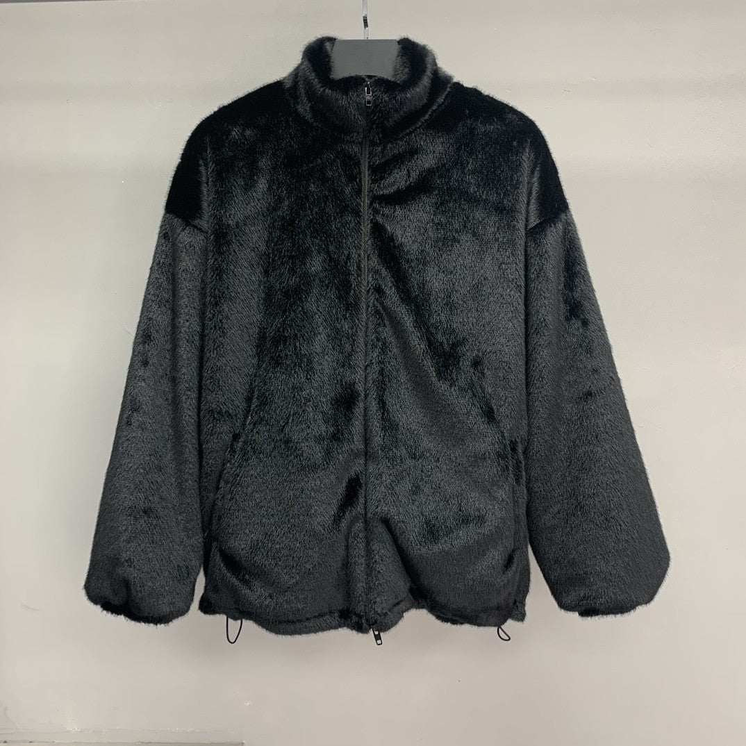 「#2158」Balenciaga embroidered fur jacket