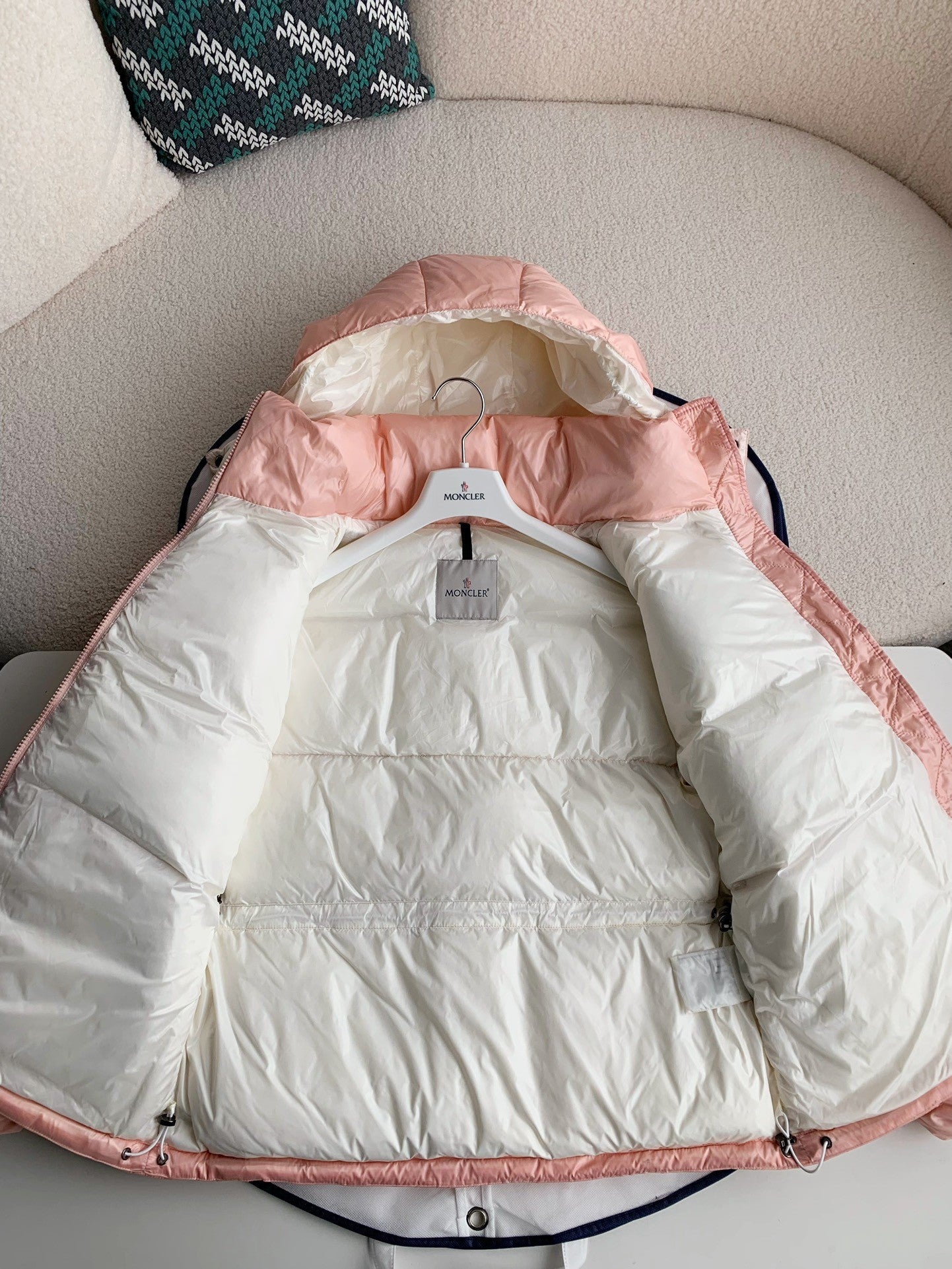 「#1683」Moncler Thick down jacket for women-pink