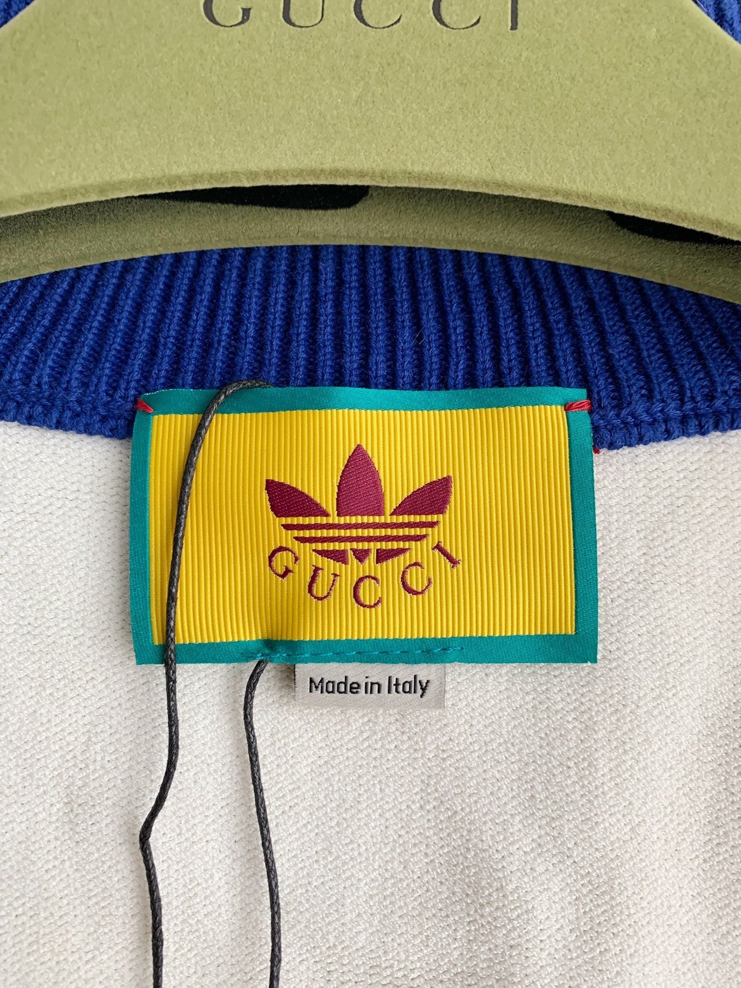 「#2191」Gucci x Adidas Men's knitted sweater jacket