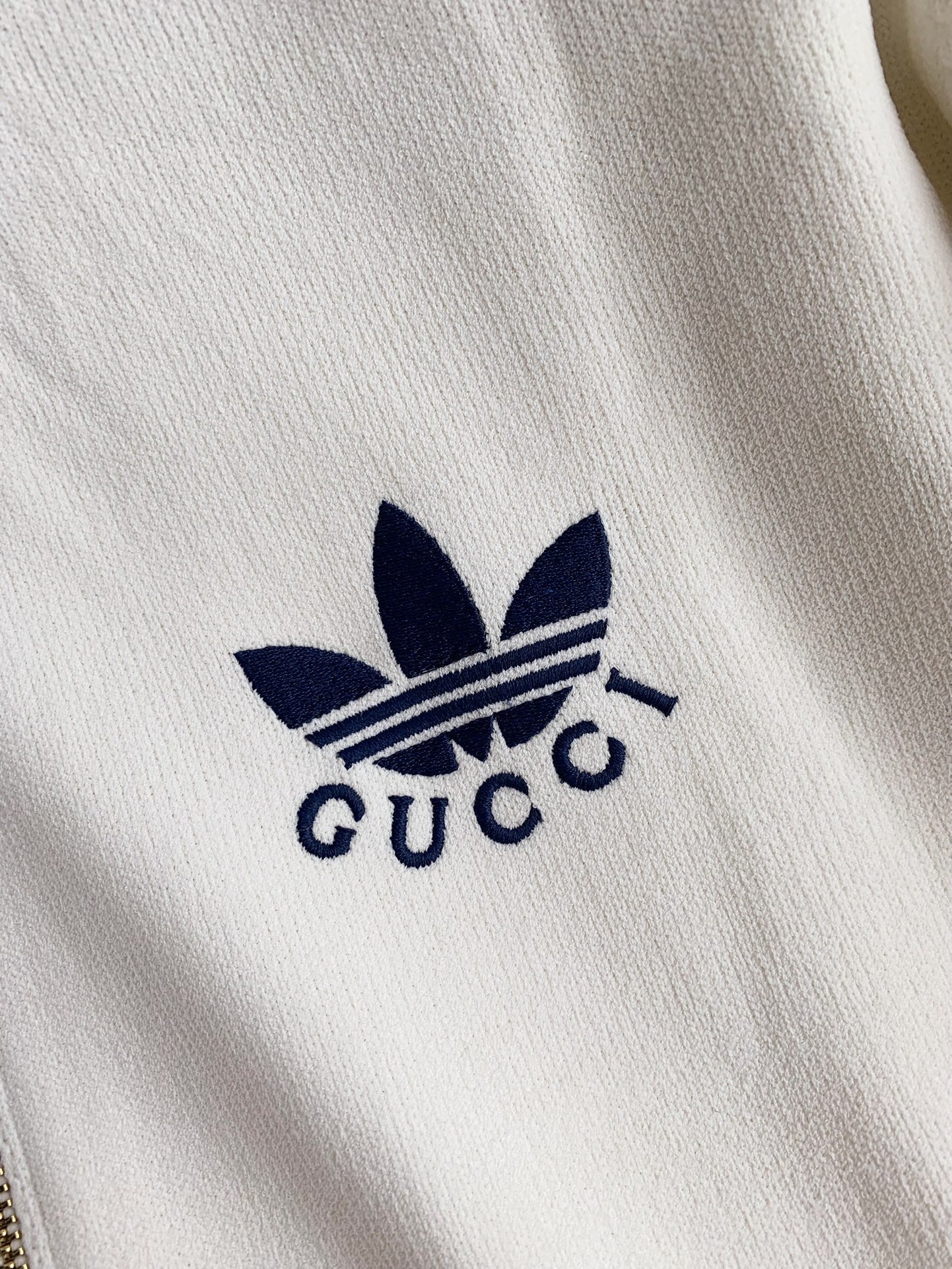 「#2191」Gucci x Adidas Men's knitted sweater jacket