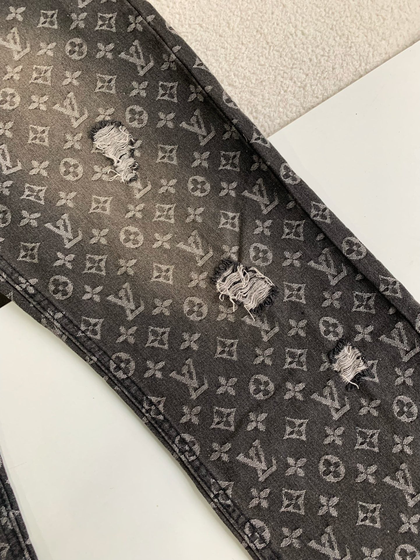 「#2199」Lv 2023ss show style wave jeans