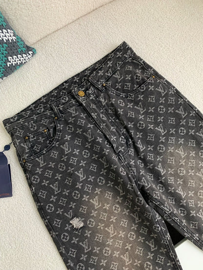 「#2199」Lv 2023ss show style wave jeans