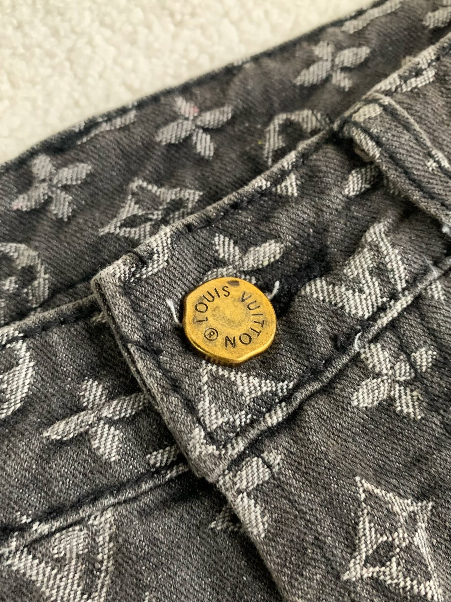 「#2199」Lv 2023ss show style wave jeans