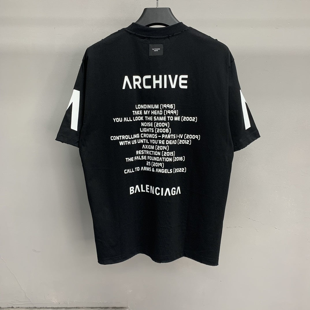 「#2205」Balenciaga inverted V T-shirt