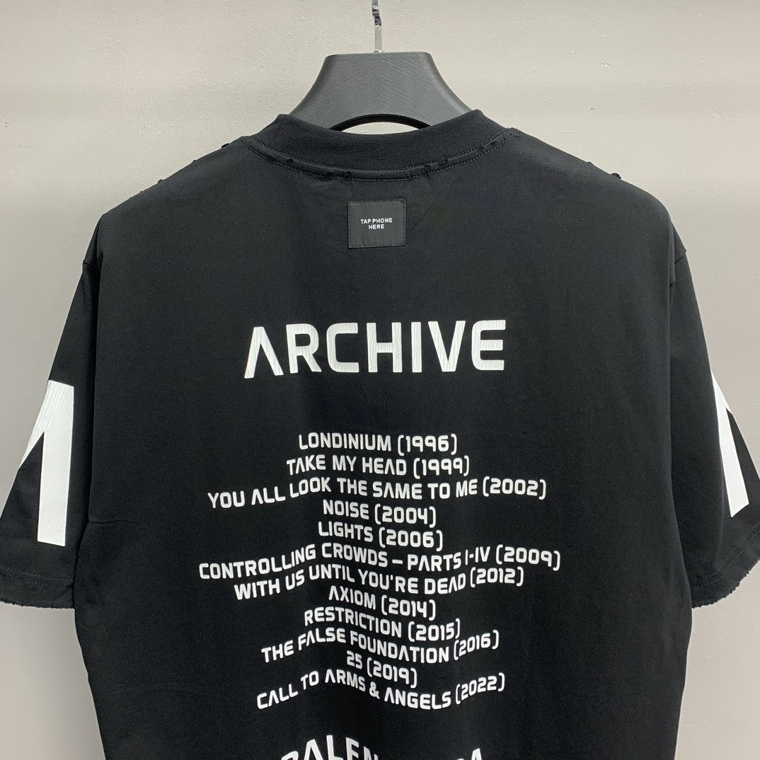 「#2205」Balenciaga inverted V T-shirt