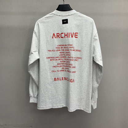 「#2206」Balenciaga V long sleeve T-shirt