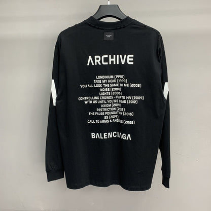 「#2207」Balenciaga V long sleeve T-shirt