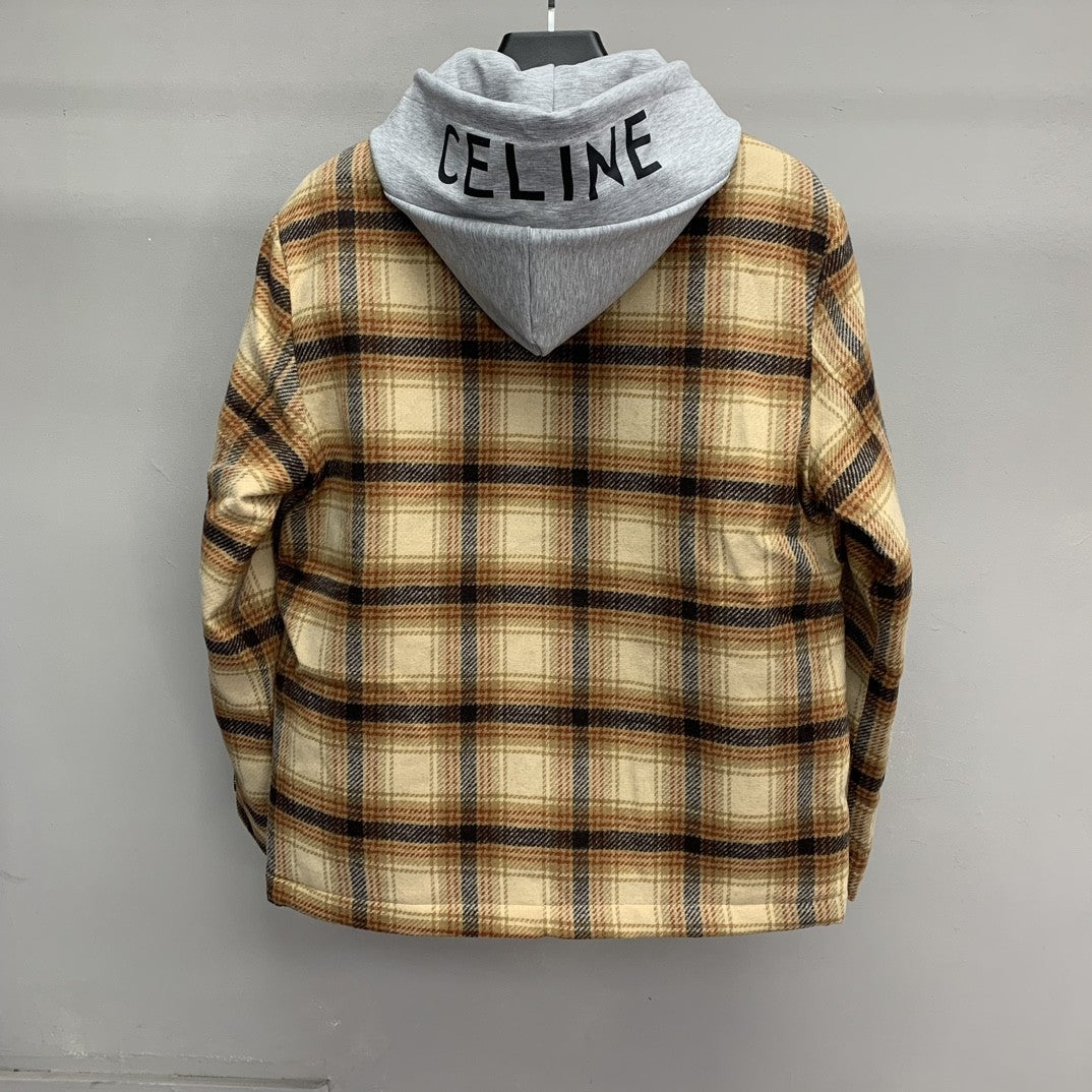 「#2210」Balenciaga flannel plaid shirt jacket