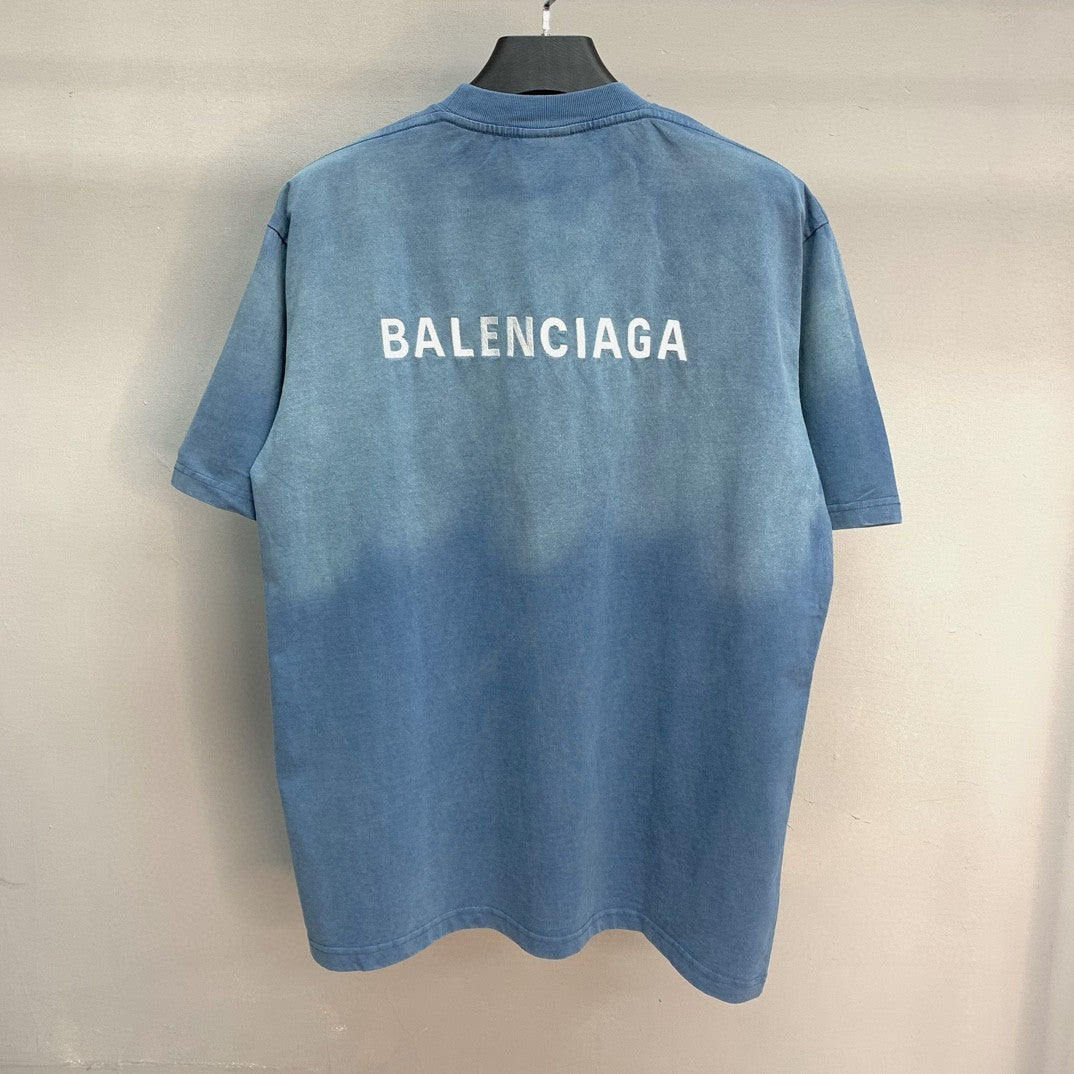 「#2213」Balenciaga overprinted lettering T-shirt