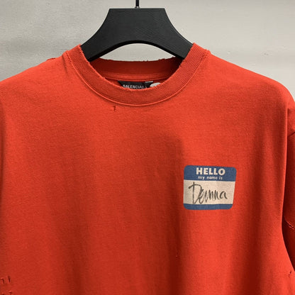 「#2216」Balenciaga striped long-sleeved shirt