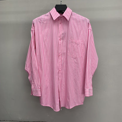 「#2216」Balenciaga striped long-sleeved shirt