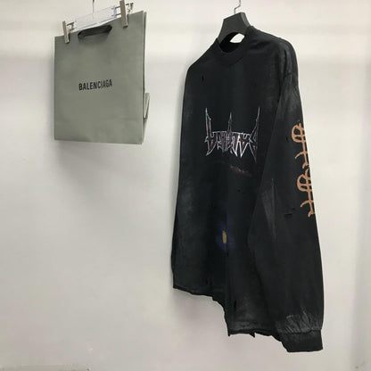 「#2221」Balenciaga Reflection Tower Long Sleeve T-Shirt