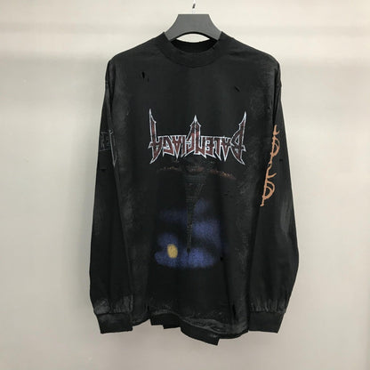 「#2221」Balenciaga Reflection Tower Long Sleeve T-Shirt